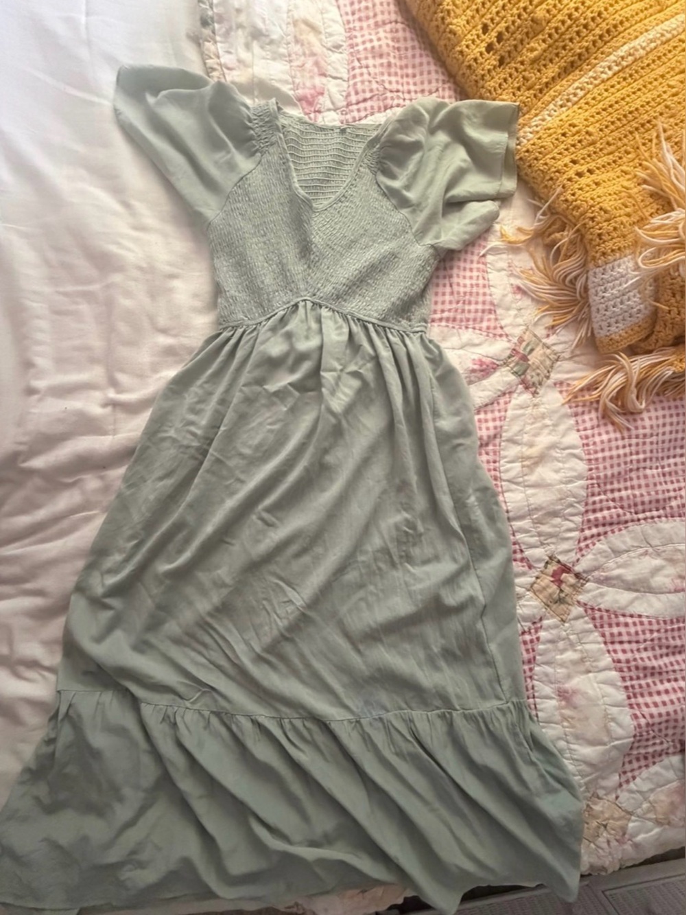 Source Unknown Light Sage Green Maxi Dress - Picture 2 of 2